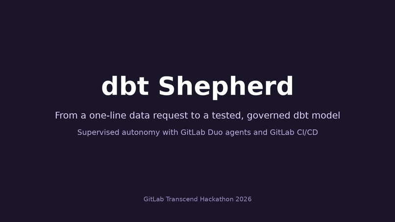 dbt Shepherd – screenshot 1