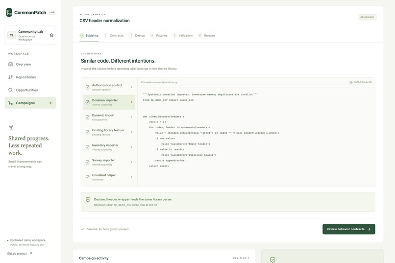 CommonPatch – screenshot 2