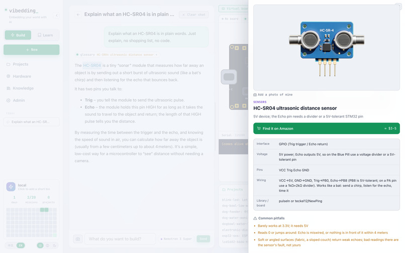 Vibedding – screenshot 2