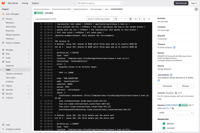 Auto-debugger – screenshot 4