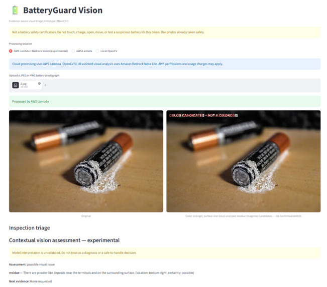BatteryGuard Vision – screenshot 1