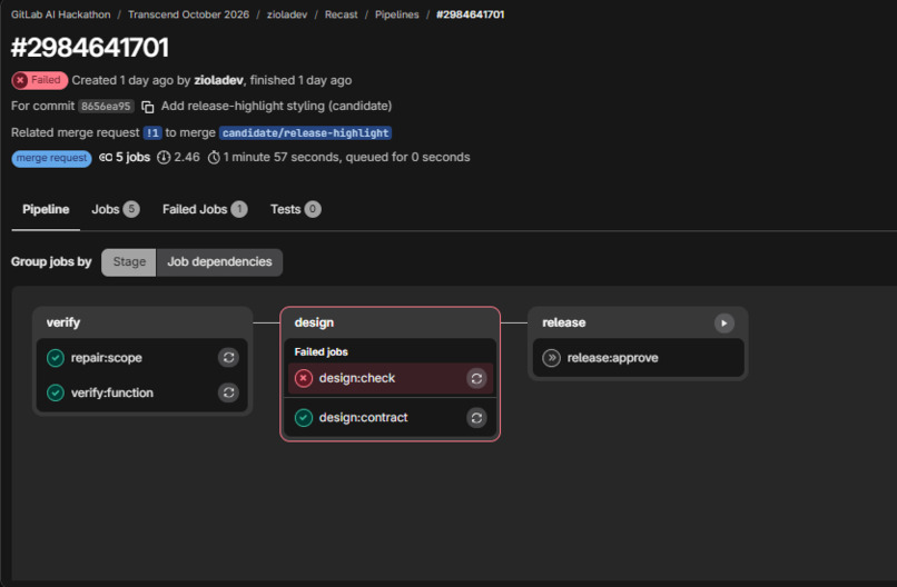Recast – screenshot 1