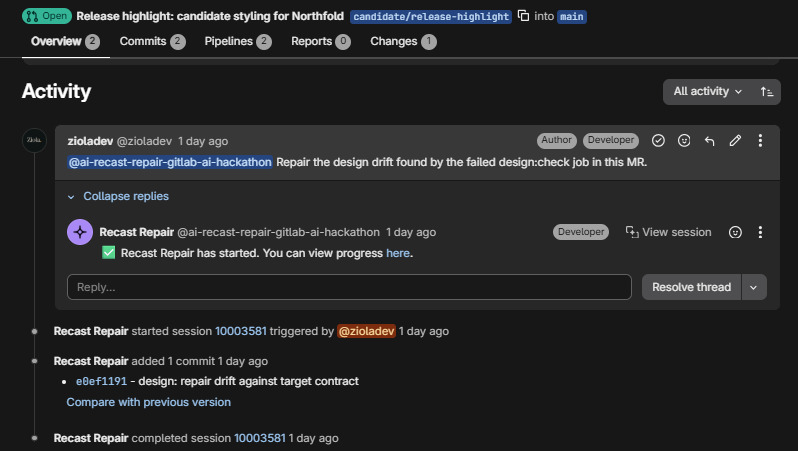 Recast – screenshot 3