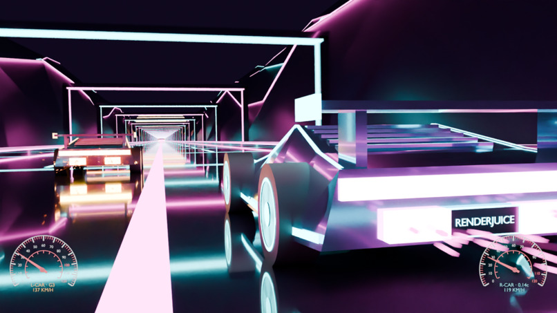 Relativity Juice: Neon Racer – screenshot 2