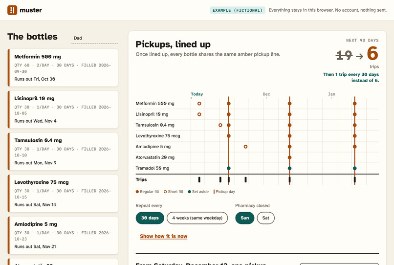 MUSTER – screenshot 4