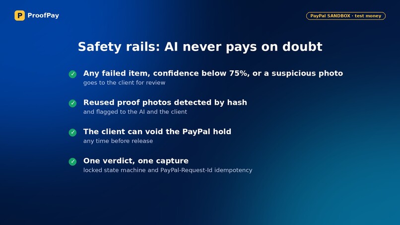 ProofPay – screenshot 2