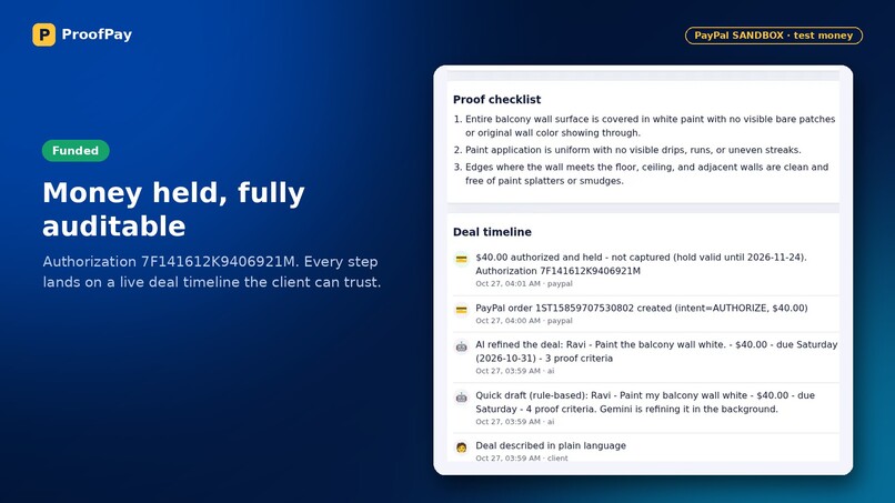 ProofPay – screenshot 3