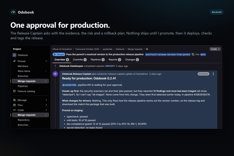 Odobook: agents carry every release – screenshot 6