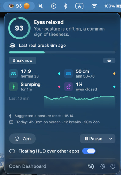eyeOS: Your Eye Health Partner – screenshot 2