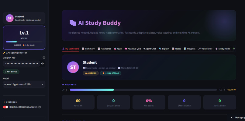 AI Study Buddy – screenshot 1