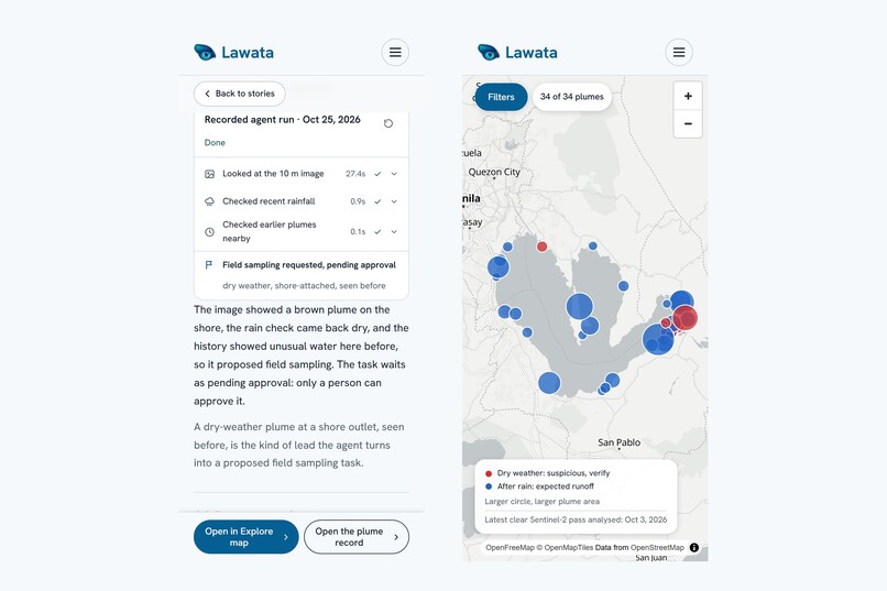 Lawata: Satellite Triage for Lake Pollution – screenshot 9