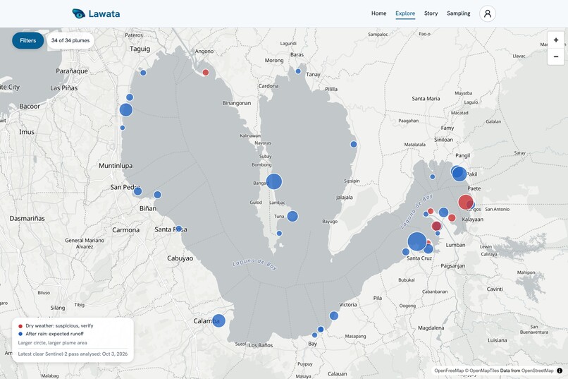 Lawata: Satellite Triage for Lake Pollution – screenshot 11