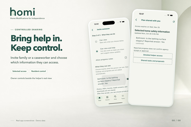 Homi: Home Modifications for Independence – screenshot 3