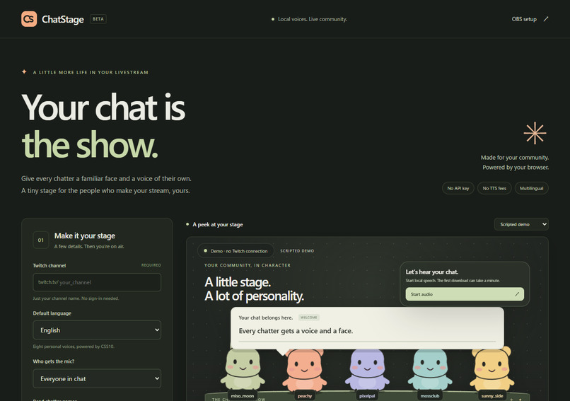 ChatStage – screenshot 3