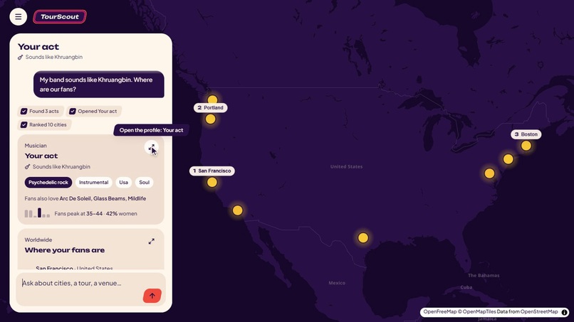 TourScout – screenshot 2