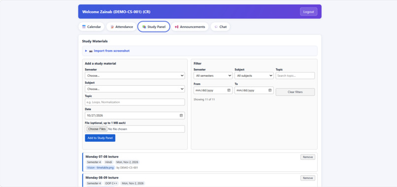 CampusSync – screenshot 4