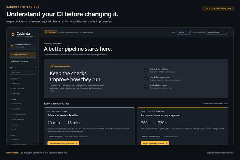 Cadenta – screenshot 2