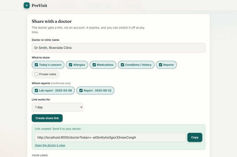 Previsit – screenshot 9