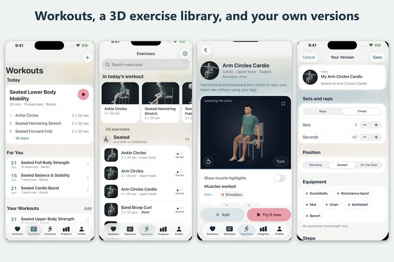 AdaptFit – screenshot 2