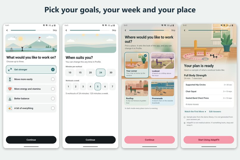 AdaptFit – screenshot 5