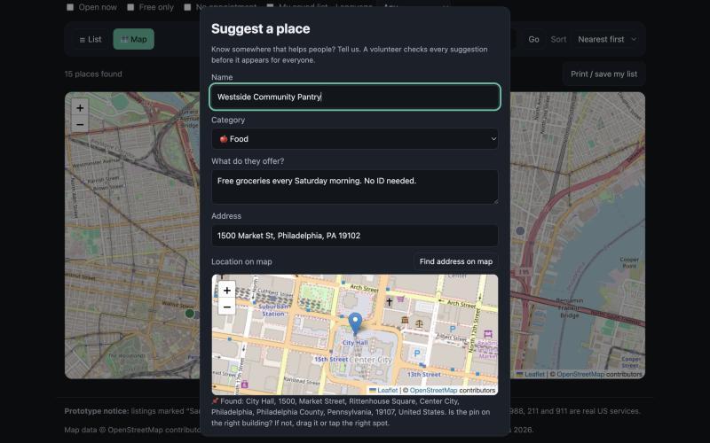 HelpNearby – screenshot 1