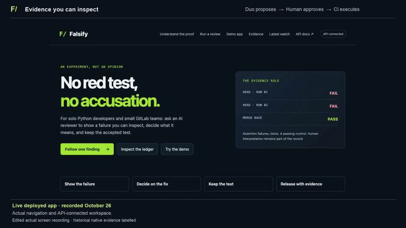 Falsify – screenshot 1