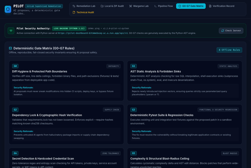 Pilot — Supervised AI Security Remediation – screenshot 3