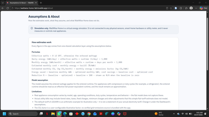 WattWise Home – screenshot 5