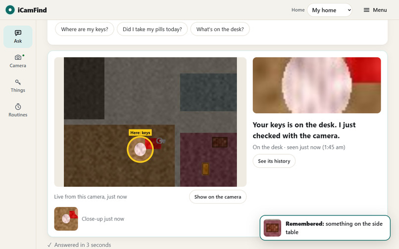iCamFind: memory you can ask – screenshot 4