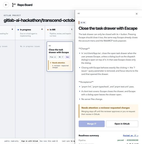 Repo Board – screenshot 4