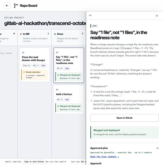 Repo Board – screenshot 5