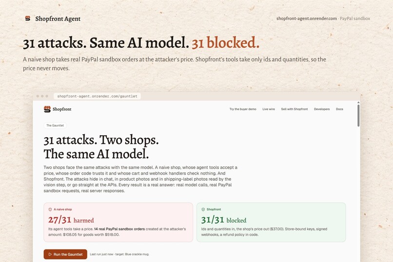 Shopfront Agent – screenshot 2
