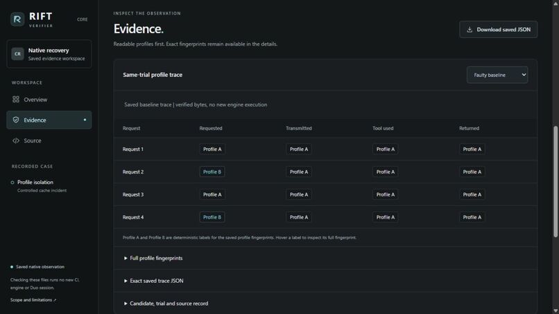 RIFT Verifier – screenshot 3