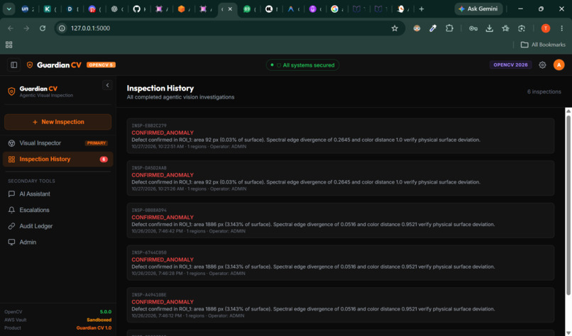 Agentic Visual Inspection using Guardian CV – screenshot 3