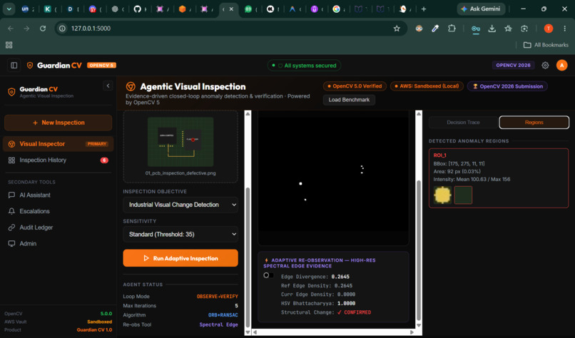 Agentic Visual Inspection using Guardian CV – screenshot 4