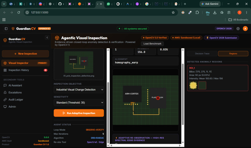 Agentic Visual Inspection using Guardian CV – screenshot 5