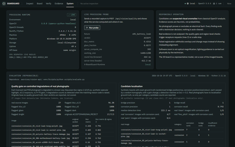 BoardGuard — AI microscope assistant for electronics repair – screenshot 2