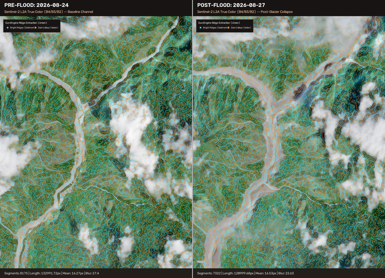 CurvFlood: Sub-Pixel Vision & Agentic Flood AI – screenshot 3