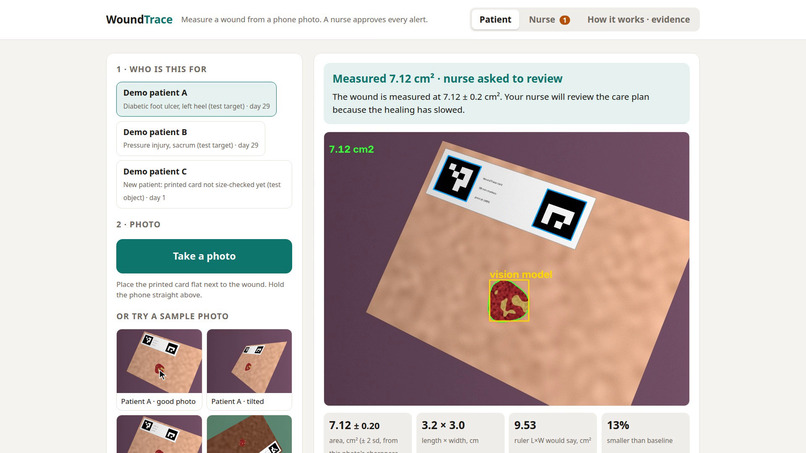 WoundTrace – screenshot 1
