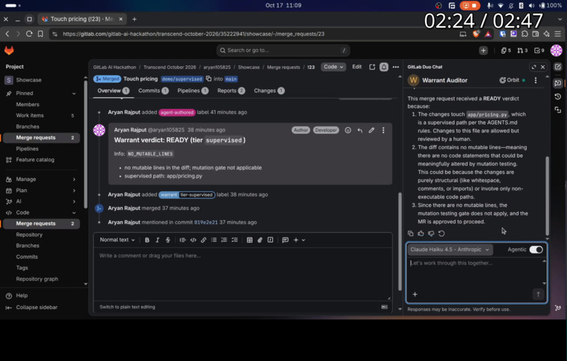 Warrant: Autonomy, Earned Per Change – screenshot 4