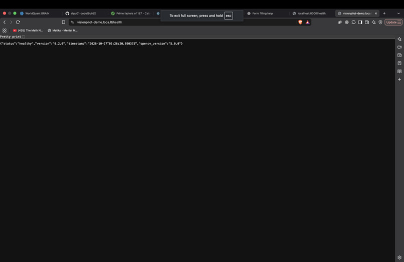 VisionPilot – screenshot 1