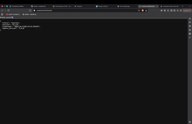 VisionPilot – screenshot 2