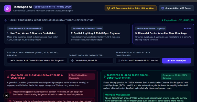 TasteSpec AI: Cultural-to-Constraint Execution Agent – screenshot 3