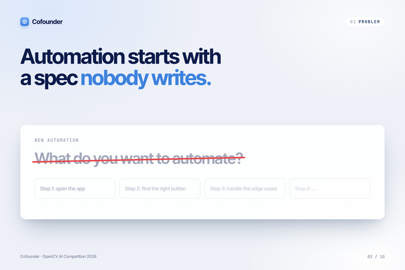 Cofounder – screenshot 2