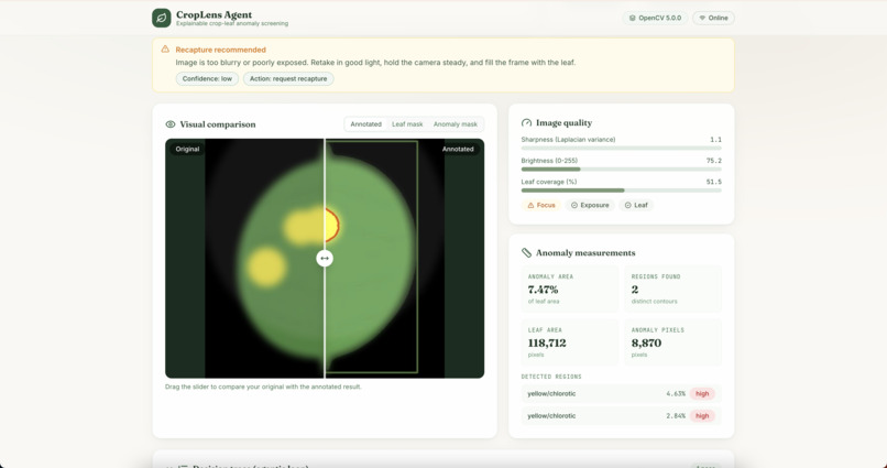 CropLens Agent – screenshot 2