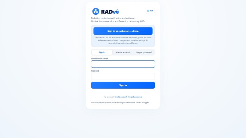 RADvê - Intelligent Visual Dosimeter Inspection – screenshot 2