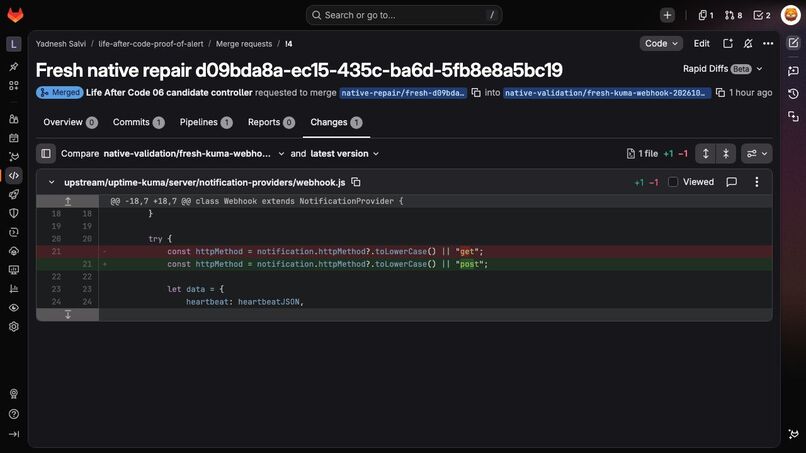Proof of Alert – screenshot 1