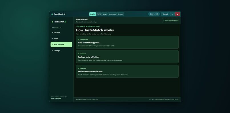 TasteMatch AI – screenshot 4