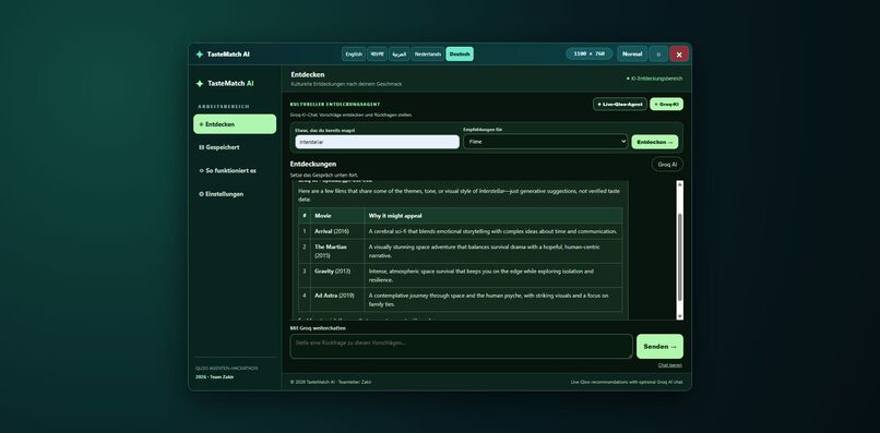 TasteMatch AI – screenshot 9