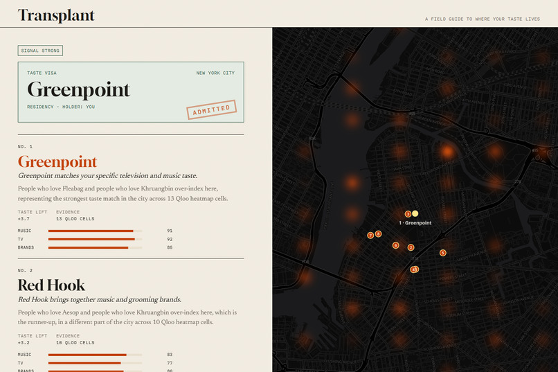 Transplant — where your taste lives – screenshot 2